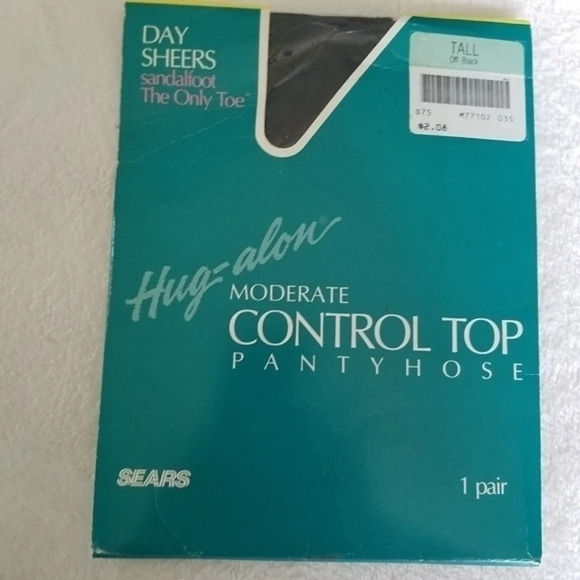 Vintage Deadstock Sears Hug‎ Alon Control Top Pantyhose 3 Pairs - Picture 6 of 6